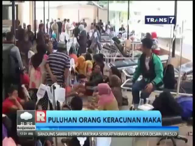 Ratusan Orang Keracunan Nasi Bungkus 