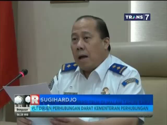 Pembatasan Operasi Truk di Malam Tahun Baru