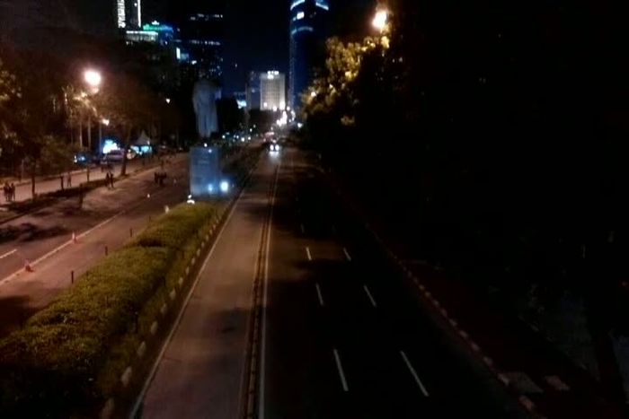 Suasana Sudirman Saat Car Free Night