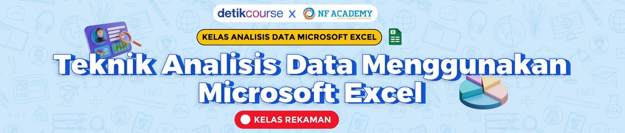 detikcourse VOD: Kelas Analisis Data Microsoft Excel