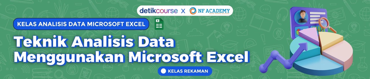 detikcourse VOD: Kelas Analisis Data Microsoft Excel