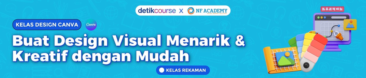 detikcourse VOD: Kelas Design Canva