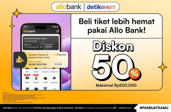 Dapatkan Tiket Konser Termurah! Potongan Harga Hingga Rp500 Ribu di detikevent
