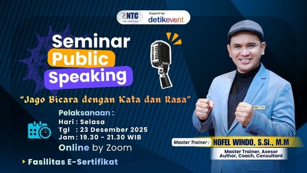 Strategi Jago Bicara dengan Kata dan Rasa dari Master Trainer Nofel Windo