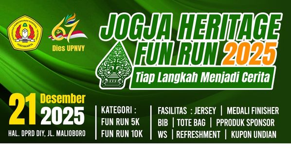 Sensasi Lari di Tengah Suasana Kota Budaya Bareng Jogja Heritage Fun Run 2025