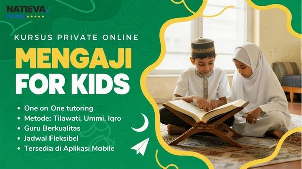 Kelas Privat Mengaji Online untuk Anak, Metode Lengkap dan Masa Aktif Fleksibel