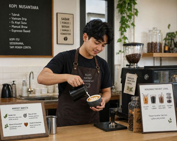 Cocok untuk Pemula! Barista Beginner Class Buka Jalan Jadi Barista Profesional