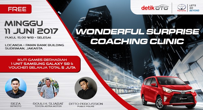 COACHING CLINIC "WONDERFUL SURPRISE" COACHING CLINIC "WONDERFUL SURPRISE"