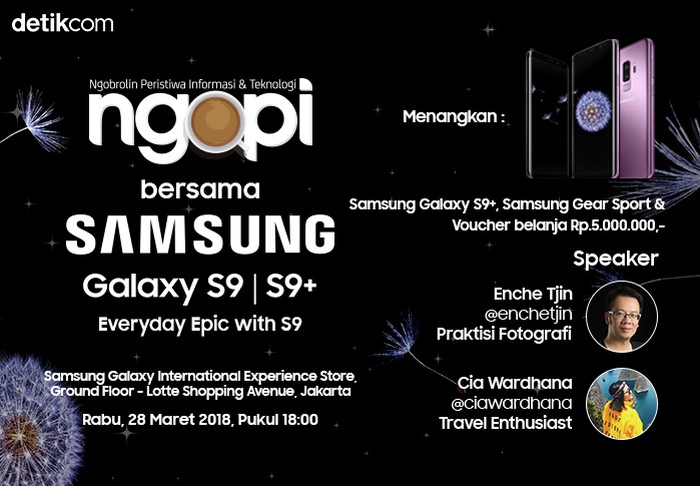 NGOPI Bersama Samsung Galaxy S9 