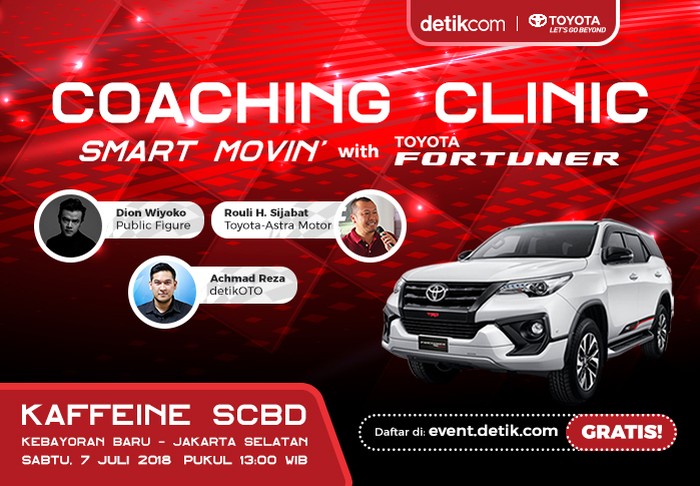 Coaching Clinic with Toyota Fortuner
