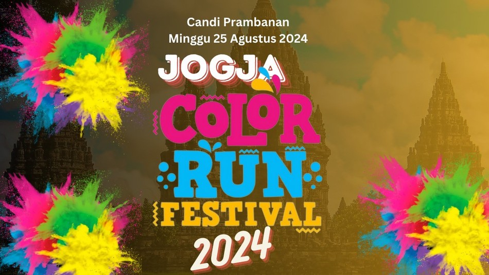 PRAMBANAN JOGJA COLOR RUN FESTIVAL 2024