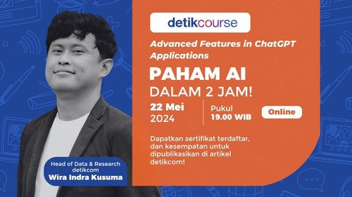Kelas AI & ChatGPT detikCourse : Paham AI dalam 2 Jam!