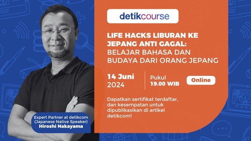 detikCourse : Kelas Bahasa Jepang