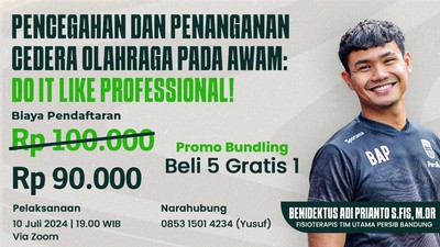 Pencegahan dan Penanganan Cedera Pada Awam : Do It Like Professional!