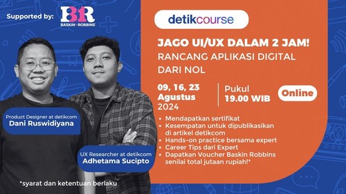 detikCourse: Jago UI/UX Dalam 2 Jam!