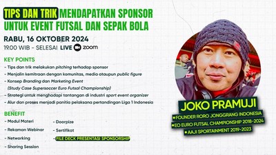 Tips dan Trik Mendapatkan Sponsor Event Futsal dan Sepak Bola Nasional