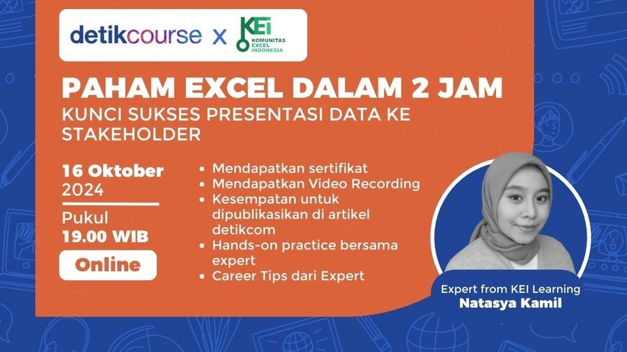 detikCourse : Paham Excel dalam 2 Jam!