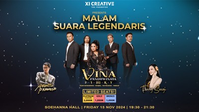 KONSER MALAM SUARA LEGENDARIS : VINA PANDUWINATA