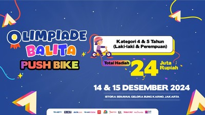 Olimpiade Balita : Push Bike di HUT 23 Tahun Transmedia Semangat Baru