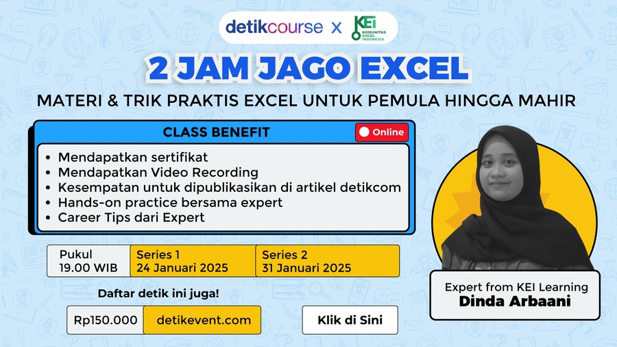 detikcourse: Excel Beginner & Basic