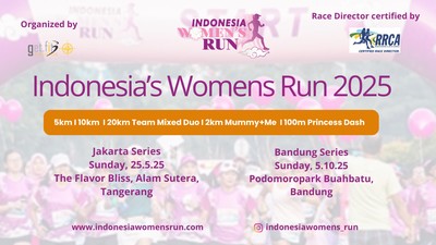 Indonesia Women's Run 2025 Bandung series