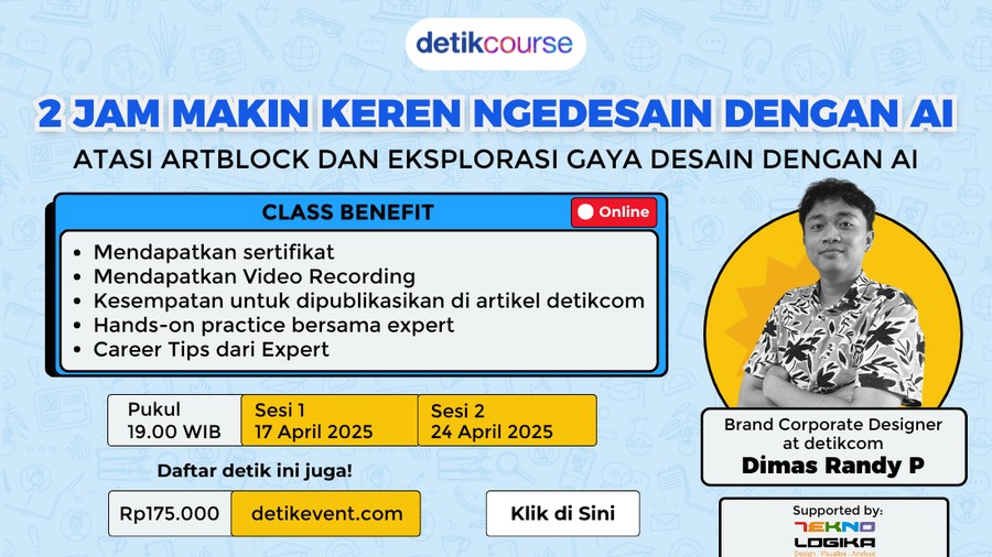 detikcourse: 2 Jam Makin Keren Ngedesain dengan AI