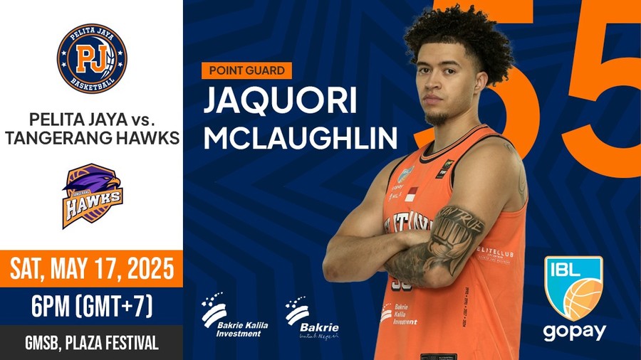 IBL Gopay 2025 : Pelita Jaya Jakarta vs Tangerang Hawks