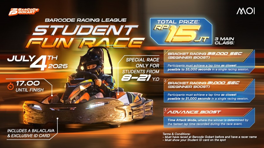 Barcode Racing League - Student Fun Race