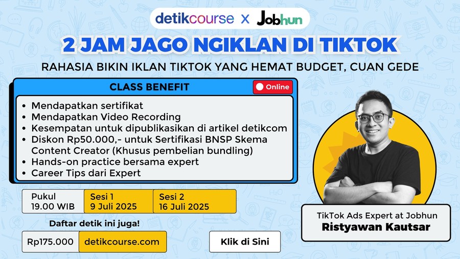 detikcourse : 2 Jam Jago Ngiklan di Tiktok