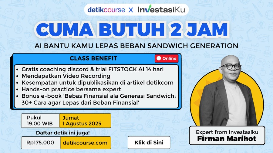 detikcourse : 2 Jam Kelas Investasi AI untuk Sandwich Generation