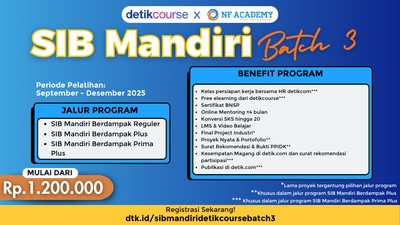 detikcourse: SIB Mandiri Batch 3 + Paket Peluang Magang