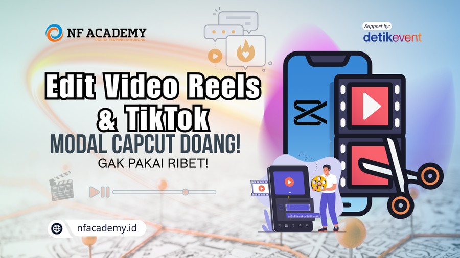 Edit Video Reels & TikTok Modal CapCut Doang
