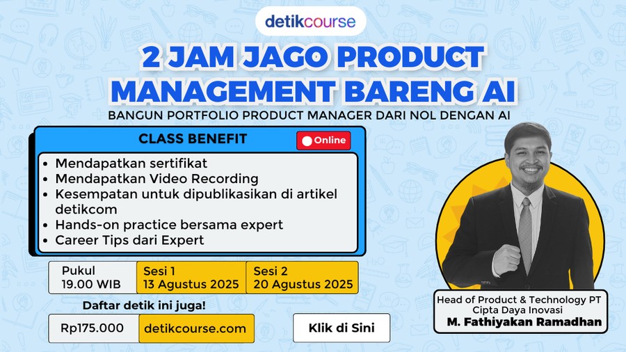 detikcourse: Kelas Product Management AI