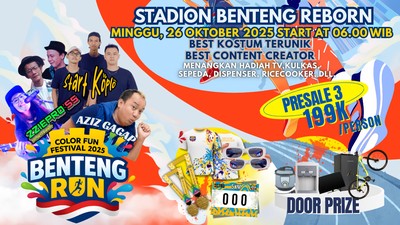 BENTENG RUN : COLOR FUN FESTIVAL 2025 (Single Ticket)