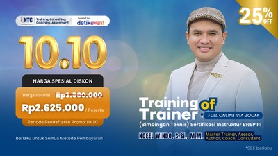 Training of Trainer & Sertifikasi Instruktur L4 BNSP