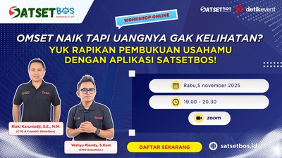 Omset Naik tapi Uangnya Gak Kelihatan? Yuk Rapikan Pembukuan Usahamu dengan Aplikasi SATSETBOS!