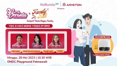 Beranda X Family Talk: Tips Si Kecil Mandi Tanpa Drama