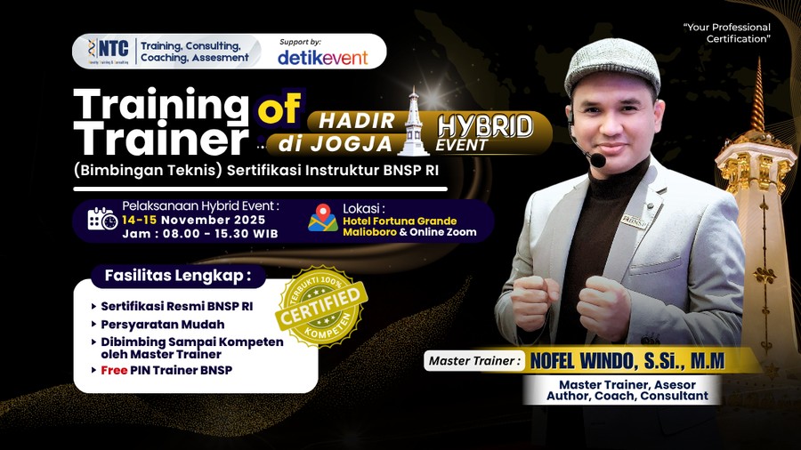 Training of Trainer & Sertifikasi Instruktur L4 BNSP Jogja