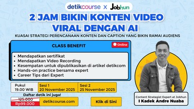 detikcourse: 2 Jam Kuasai Rahasia Bikin Konten Viral dengan AI