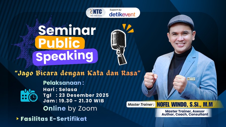 Seminar Public Speaking: Jago Bicara Dengan Kata dan Rasa