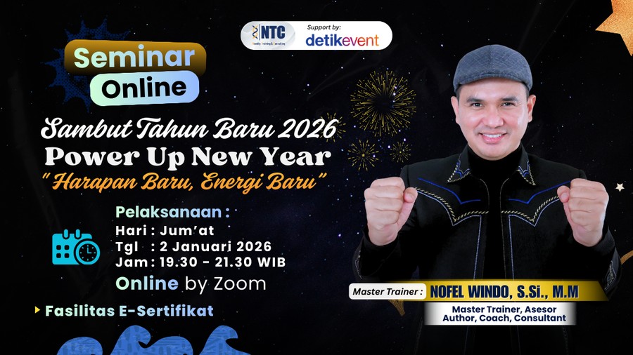 Seminar Online Power Up New Year “Harapan Baru, Energi Baru”