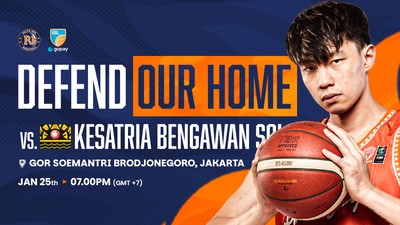 IBL Gopay 2026 : Pelita Jaya Jakarta vs Kesatria Bengawan Solo