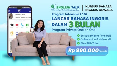 Program Kursus English Talk Awal Tahun 2026