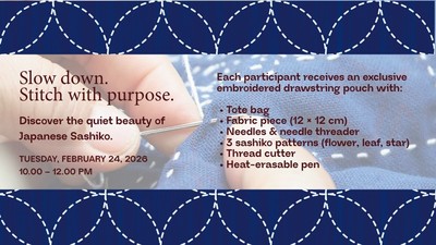 Workshop Japanese Sashiko