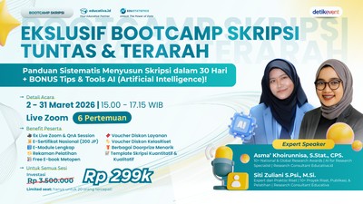 Eksklusif Bootcamp: Skripsi Tuntas dan Terarah