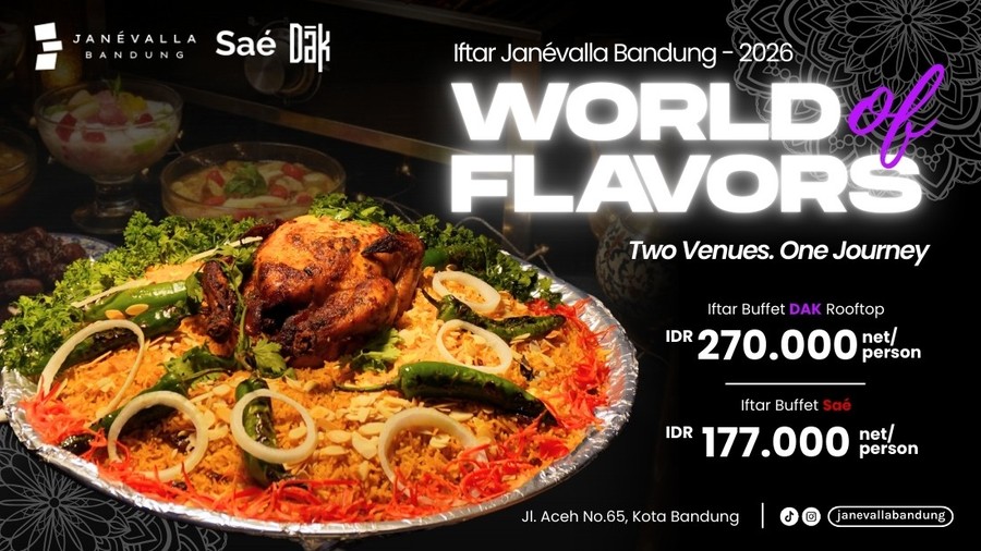 Iftar Janevalla Bandung 2026 - World of Flavours : Two Venues, One Journey