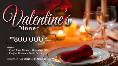 Valentine’s Dinner at Swiss-Belresidences Rasuna Epicentrum