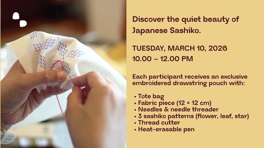 Workshop Japanese Sashiko Batch 2