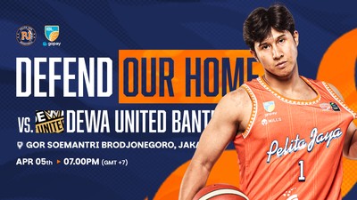 IBL Gopay 2026 : Pelita Jaya Basketball Jakarta vs  Dewa United Banten