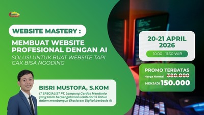 Website Mastery : Membuat Website Profesional Dengan AI